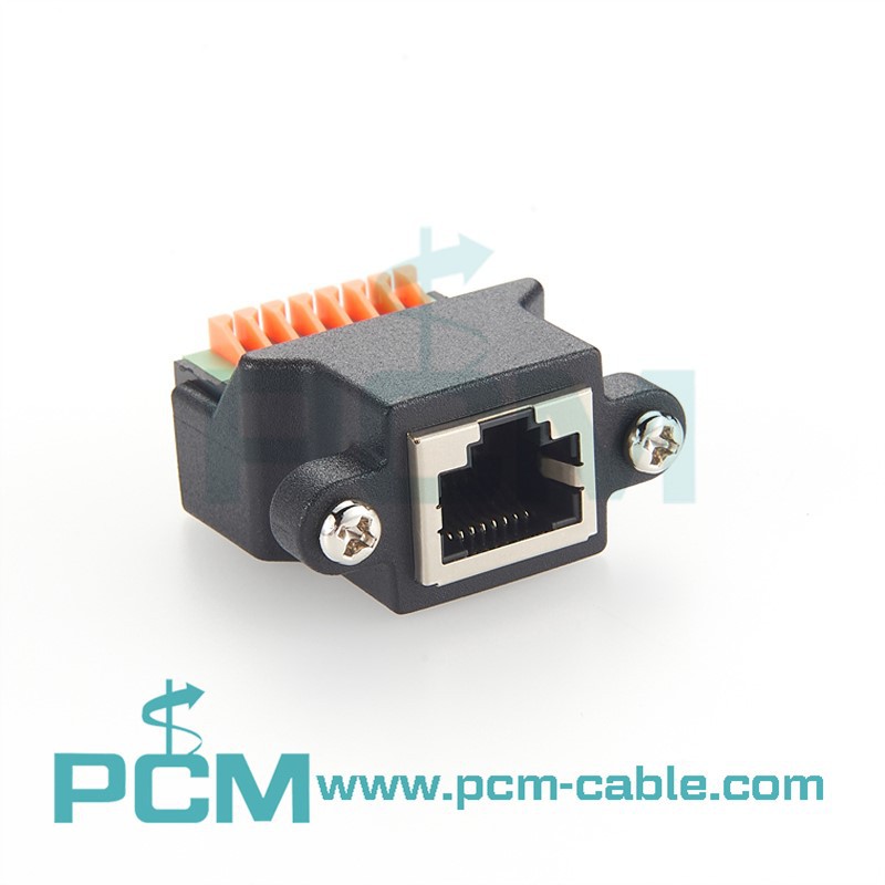 we are a manufacturer of RJ45 Female to Spring Type Terminal Block RJ45 Female to Spring Type Terminal Block
