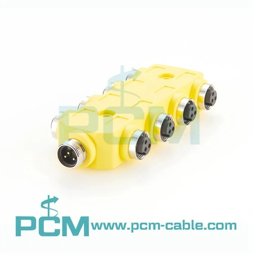 Hộp thay đổi nhỏ gắn bên 3 cực 8 cổng Pass Thru