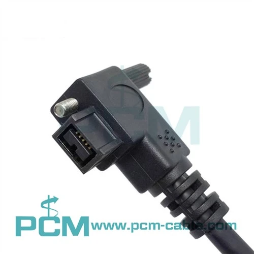 Cáp thị giác máy Flex IEEE 1394 Firewire 9P Male có vít dành cho máy ảnh dây xích và công nghiệp