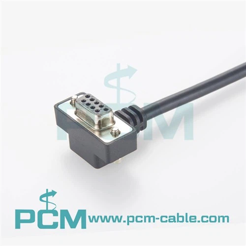 Góc phải DB9 đến cáp nối tiếp DB9