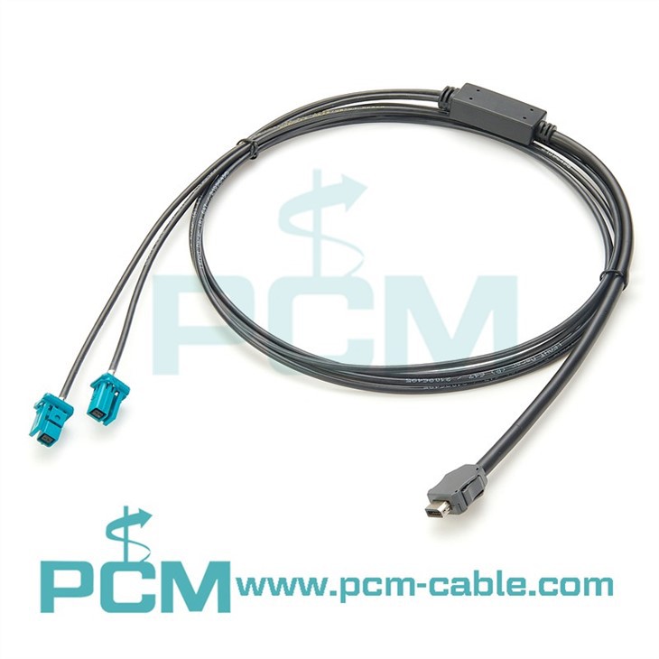 Automotive Ethernet Cable Assembly H-MTD HSD MATEnet FAKRA connector