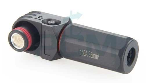 High Current 120A Battery Connector Black 1000V Energy Storage High Current 120A Battery Connector Black 1000V Energy Storage