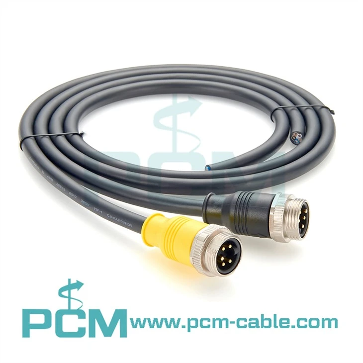Cáp cấp nguồn Cordset một đầu cỡ A thay đổi nhỏ