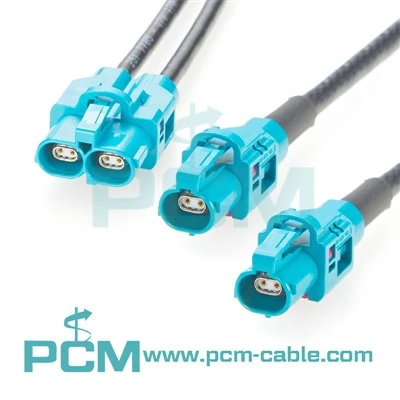 Cáp Ethernet ô tô H-MTD cổng kép sang cổng kép