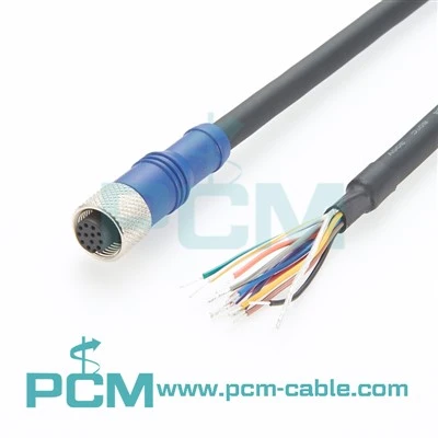 M12 A CODE 12 PIN ĐẾN FLION OLD POTER và I/O Cáp