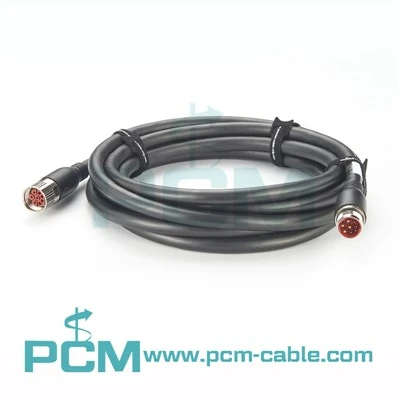 M23 8 Ghim dây buộc đôi đầu đực thành cái