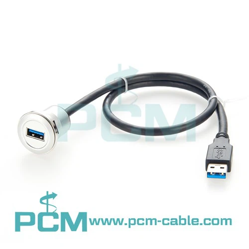 Cáp USB 3.0 gắn trên bảng tròn cho tủ