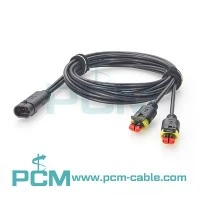 Bộ chia Y 3 cực TYCO AMP SUPERSEAL có cáp